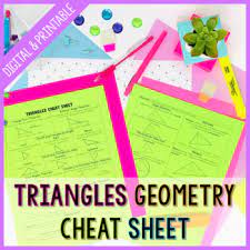 Maybe you would like to learn more about one of these? Triangles Geometry Cheat Sheet By Busy Miss Beebe Tpt