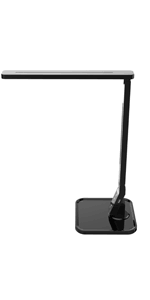 Led desk lamps are the perfect workspace illumination tool. Fugetek Led Desk Office Lamp Stylish 5 Level Brightness 530 Lumen 7w Dimmable Touch Control Panel 1 Hour Auto Timer Official Philips Enabled Licensing Program Member White Amazon Com