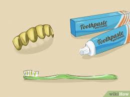 You can clean your gold teeth with baking soda by combining three parts baking soda with one part water. How To Clean Your Gold Teeth Teethwalls