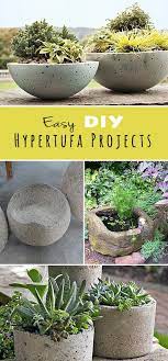 Easy Diy Hypertufa Projects The Garden Glove Diy Garden Projects Easy Garden Outdoor Garden Planters