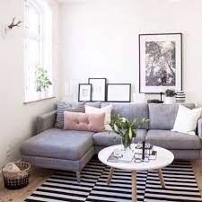 L Shaped Couch For Small Space Small Apartment Living Room Small Living Rooms Apartment Living Room