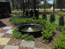 Susie Harris Southern Living Idea House Fountains Backyard Outdoor Water Features Fountains Outdoor