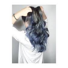 Image Result For Ash Blue Highlights On Black Hair Blue Ombre Hair Black Hair With Highlights Hair