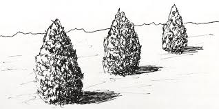 Use Of Horizon To Create Depth Watercolor Illustration Elements Of Art Art