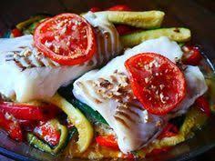 Dos De Cabillaud Au Four Sur Son Lit De Legumes Recette Cabillaud Au Four Recettes De Cuisine Cuisine Poisson