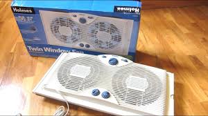 Bionaire Twin Reversible Airflow Window Fan Canada Home Depot 9 Window Fan Reversible In And Out Exhaust Model Wdf9 2 Twin Window Fan Review Youtube
