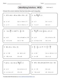 Solving and graphing inequalities worksheet. Compound Inequalities Worksheets