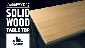 Show off your fabric puffy pines: How To Make A Simple Solid Wood Table Top Youtube