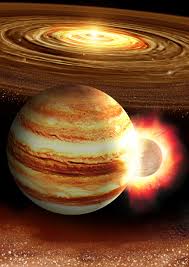 Synonyms for collided in free thesaurus. Young Jupiter Collided With Massive Protoplanet Video