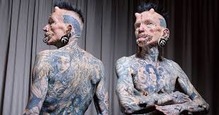Certain body modification practices, such as neck elongation or tooth filing, may strike americans as strange and exotic, we must realize that we modify our own bodies in countless ways. Meet Rolf Buchholz The World Record Holder For Body Modifications