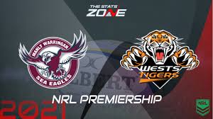 2021 sea eagles mens training tee alternate. 2021 Nrl Manly Sea Eagles Vs Wests Tigers Preview Prediction The Stats Zone