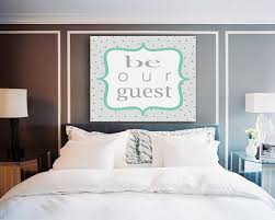 Use warm, soapy water to wash down the walls. Gray And Yellow Guest Bedroom Wall Art Signs Be Our Guest Canvas Wall Art Set Guest Room Wall Decor Signs Home Living Home Decor Kromasol Com