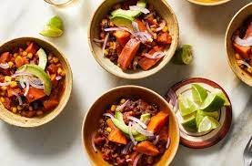 Spicy Black Bean And Sweet Potato Chili Recipe Recipe Sweet Potato Black Bean Chili Recipe Sweet Potato Chili Recipe Vegan Sweet Potato