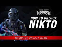 Purchase the season 2 battle pass and grind to tier 100 to unlock ghost's 'reckoner' skin. Modern Warfare How To Unlock Nikto Call Of Duty Mw Season 1 Battle Pass Operator Youtube