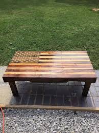American Flag Coffee Table By Walkingefurniture On Etsy Homemade Coffee Tables Antique Coffee Tables Diy Coffee Table