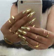 Chrome Nails Gold Chrome Nails Gold Nails Chrome Nails