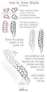 If you are a beginner and are learning how to braid, this tutorial will show you step by step instructions for each braid. How To Draw Braids Easy Tutorial For Beginners Jeyram Art