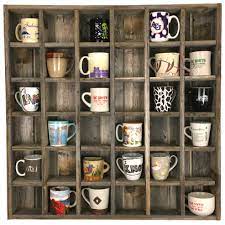 This shelf features eight small cubbies in a vintage paint finish. Reclaimed Wood Cubby 36 Cubby Hole 6 X 6 Wall Display