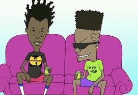 Black Beavis And Butthead Pin By Jolane Justice On Beavis Butthead Bootleg Bart Cartoon Shows Comic Illustration