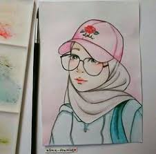 Mp3 downloader for cara melukis perempuan anime. Gambar Lukisan Orang Perempuan Berhijab