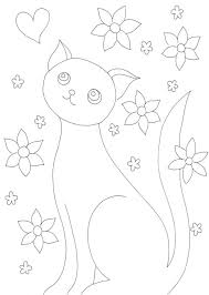 無料isekai de saikyo mao no kodomotachi no mama ni natchaimashita. ã‹ã‚ã„ã„çŒ«ãŒãŠèŠ±ã®ãªã‹ã§ãƒãƒ¼ãƒˆã‚'è¦‹ä¸Šã'ã¦ã„ã‚‹å¡—ã‚Šçµµã§ã™ ã¬ã‚Šãˆãƒ©ãƒœ