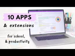 10 Apps Extensions For School Productivity All Students Need Youtube In 2020 Study Apps Student Apps College Apps