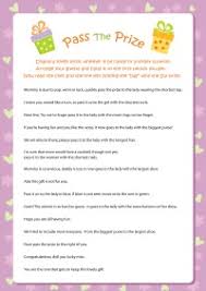 Pass the prize baby shower game is all that because you need nothing but the free printout and one wrapped gift. Pass The Prize Poem Game