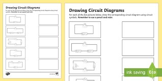 Seamless electrical circuit diagram pattern. Drawing Diagrams Of Circuits Activity Teacher Made