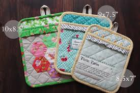Just So You Know Nanacompany Pot Holders Quilted Gifts Cute Sewing Projects
