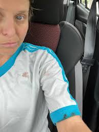 Lost dog running down Poplar onto Beebe