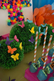 Birthday Party Table Decorations Diy Butterflies Birthday Party Ideas Photo 10 Of 26 Butterfly Party Butterfly Birthday Party Butterfly Birthday