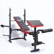 Sellerie confortable synthétique pour un nettoyage plus. Banc De Musculation Ise Station De Musculation