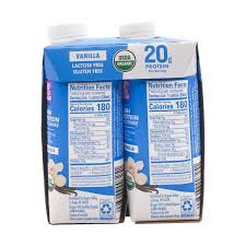 The usda recommends that adults ages 19 to 50 get at least 1,000. Organic Valley Organic Vanilla Fuel Milk Protein Shake 4 Count Wholefoods Market In Virtual Reality