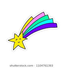 Cinema, movie, film doodles sketchy vector symbols. Little Funny Shooting Star Vector Sticker Cute Illustration Fashion Element In Cartoon 80s 90s Comic Style For Sticker Stock Cute Illustration Shooting Stars