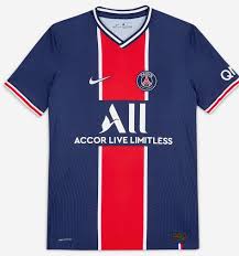 Soutenez vos joueurs préférés avec les maillots neymar jr et kylian mbappé, ou personnalisez un maillot avec votre propre nom et numéro pour votre prochaine sortie au stade. Paris Saint Germain 2021 Nouveaux Maillots De Foot Du Psg