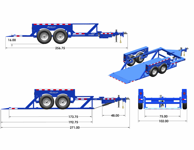 Big Tow BE-10 Flatbed Trailer
