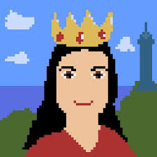 Sharing recent pixel art works and gifting digital art