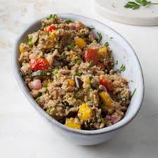 Quinoa With Roasted Vegetables Recipe Quinoa Side Dish Vegetable Side Dishes Thanksgiving Side Dishes