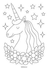 The last unicorn coloring pages. Fun And Free Unicorn Coloring Pages For Kids Momtivational