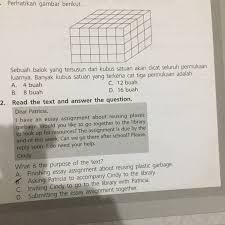 We did not find results for: Sebuah Balok Tersusun Dari Kubus Satuan Akan Dicat Seluruh Permukaan Luarnya Banyak Kubus Satuan Brainly Co Id