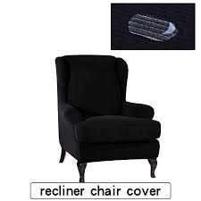 The universal armchair covers will give you the chance to combine cover. Spandex Fabric Elastic Waterproof Armchair Slipcover Stretch Wingback Wing Chair Cover Slip Cover Furniture Protector Walmart Canada