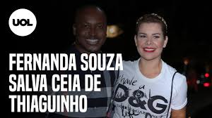 Na legenda de uma foto em que aparece ao lado da atriz, publicada em seu instagram, o cantor a parabenizou pelo aniversário e disse que a união dos dois é inabalável. Fernanda Souza Envia Presente Para Thiaguinho E Salva Ceia De Ano Novo Do Ex Marido Youtube