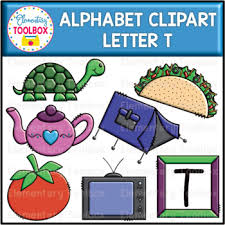 This image is protected by copyright law and can not be legally used without purchasing a license. Letter T Alphabet Clipart Beginning Sounds By Elementary Toolbox
