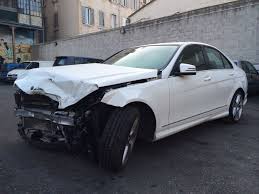 Mercedes 220 Accidente A Marseille