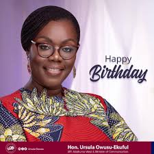 Happy birthday Hon. Ursula...