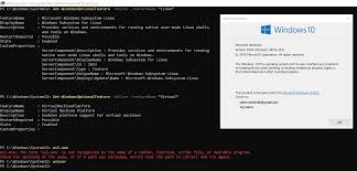 Windows subsystem for linux is the tool that was released by microsoft to get a full unix system inside of windows. Wsl Exe Command Not Recognized Issue 5319 Microsoft Wsl Github