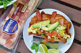 Maybe you would like to learn more about one of these? Bacon Taco Shells The Ultimate Breakfast Taco Recipe Couple In The Kitchen