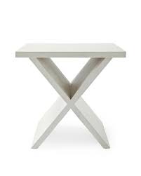 Ships free orders over $39. Hunter Square White X Base Side Table