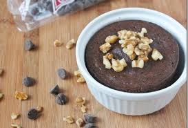 Microwave Chocolate Banana Mug Cake Slender Kitchen Banana Mug Cake Paleo Mug Cake Dessert Recipes