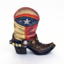 We specialize in birthday party supplies for people from 1 to 100. 4 Lone Star Flag Cowboy Boot Mini Vase Texas And Country Western Theme Party Decorations
